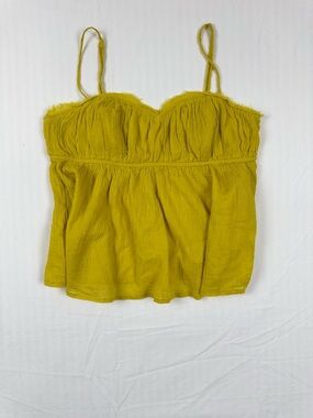 Urban Outfitters Mustard Yellow Babydoll Cami Top – Size Medium